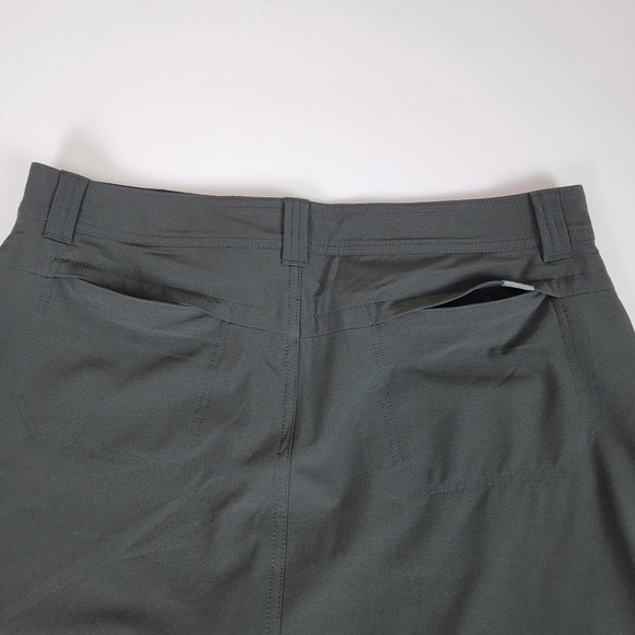 Eddie Bauer Black Adventurer 2.0 Active Hiking Skirt/Skort Sz 12 - Picture 9 of 14